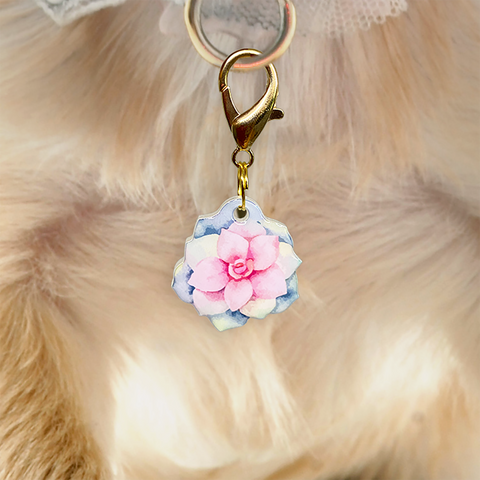 Powder Puff - Blooms & Blossoms Pet ID Tag